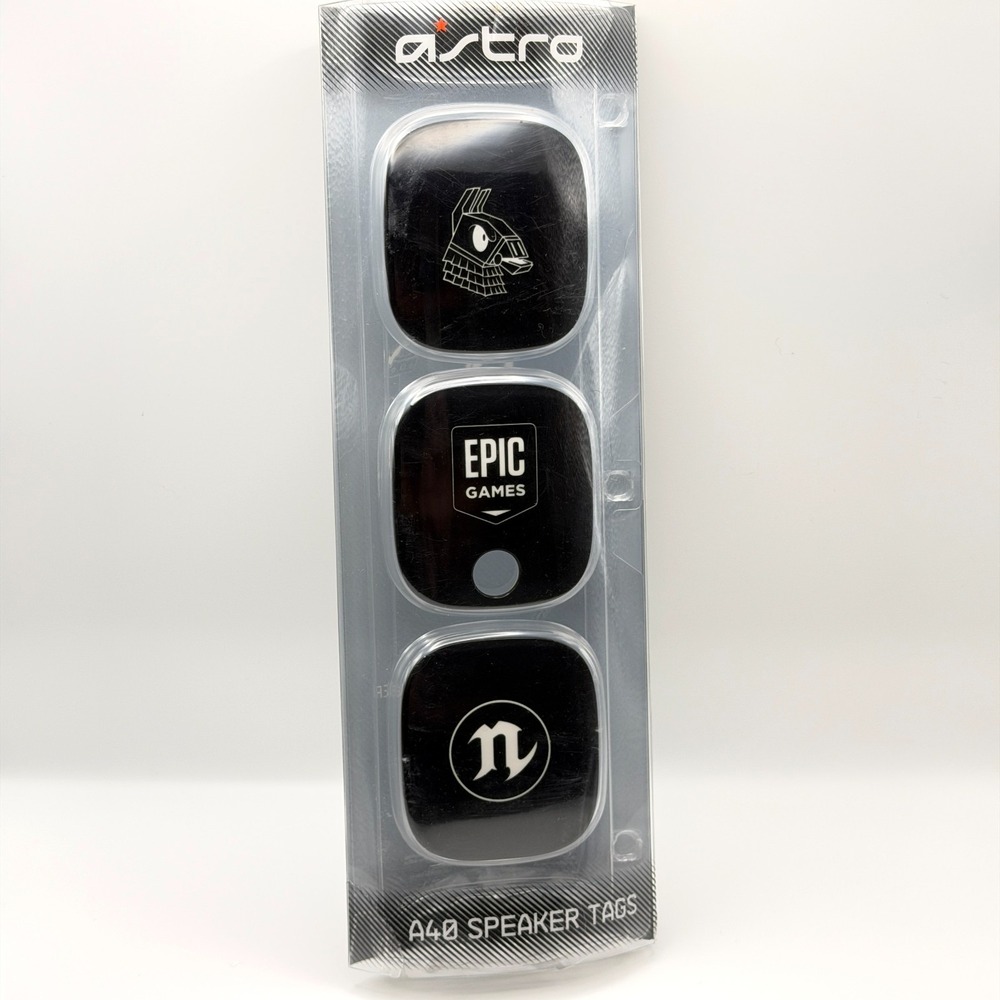 Astro A40 Speaker Tags - Fortnite, Epic Games, Unreal Engine. Very Collectible!